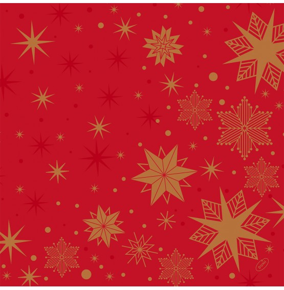 Dunilin® Napkin 40 x 40 cm Stargazing Red