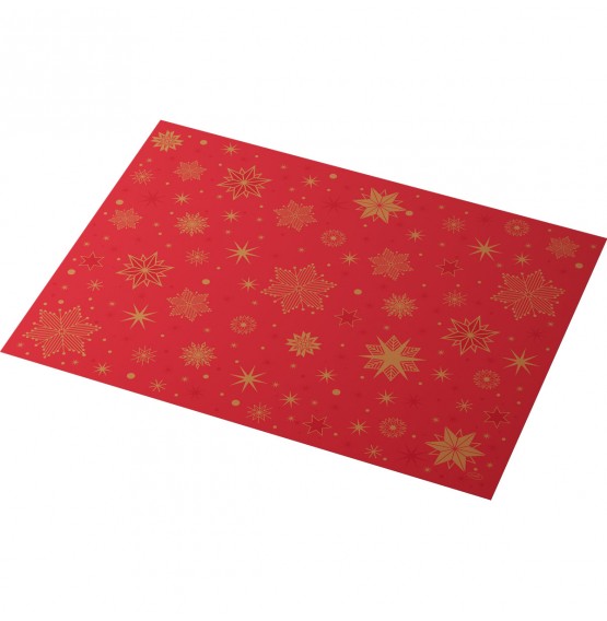 Paper Placemat 30 x 40 cm Stargazing Red
