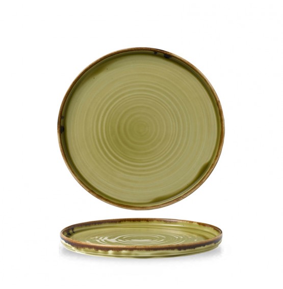 Harvest Green Walled Plate