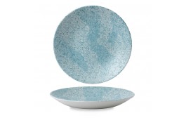 Med Tiles Aquamarine Deep Coupe Plate