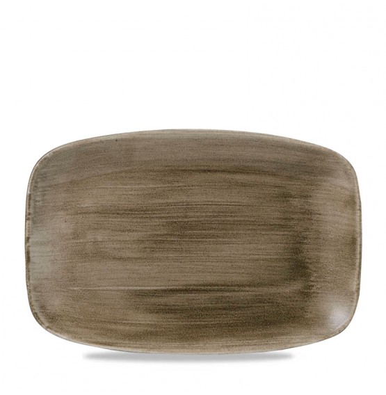 Patina Antique Taupe Chefs' Oblong Plate No 9