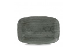 Patina Burnished Green Chefs' Oblong Plate No 8