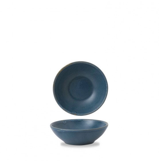 Nourish Oslo Blue Shallow Bowl