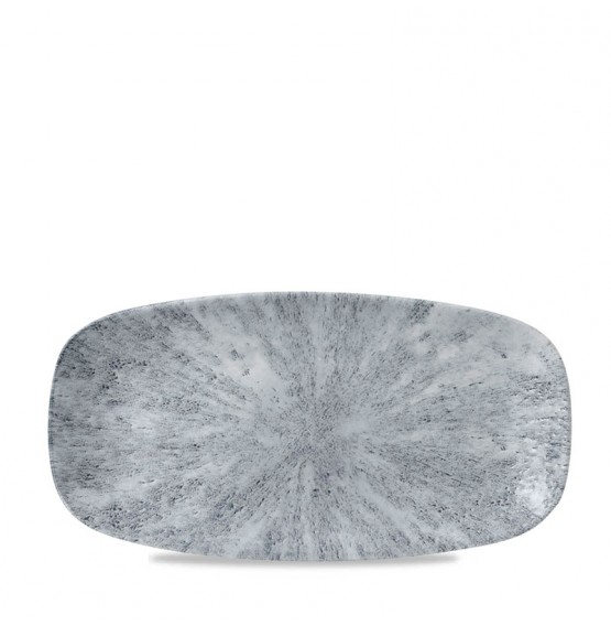 Stone Pearl Grey Chefs' Oblong Plate No 3