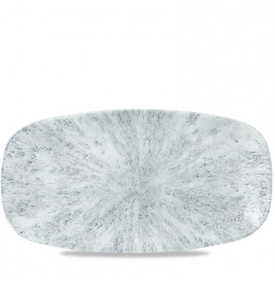 Stone Pearl Grey Chefs' Oblong Plate No 4