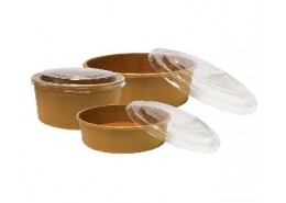 Clear Lid PP for 750 / 1000ml Kraft Bowls