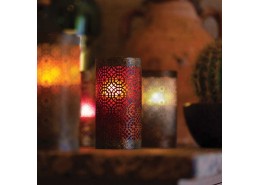 Marrakech Red Candle Holder
