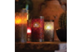 Marrakech Red Candle Holder