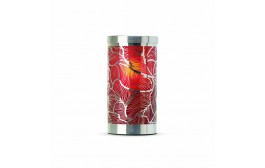 Leaf Red Candle Holder