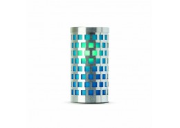 Mosaic Azure Candle Holder