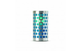 Mosaic Azure Candle Holder