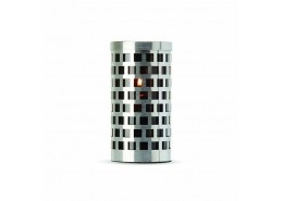 Mosaic Clear Black Candle Holder