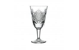 Hobstar Wine Glass