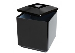 Insulated Square Ice Bucket Black 6Ltr