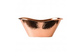 Solid Copper Hammered Bath Tub