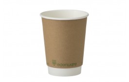 Edenware Double Wall Kraft Hot Cup