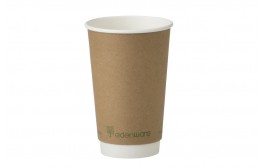 Edenware Double Wall Kraft Hot Cup