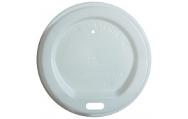 CPLA Coffee Cup Sip Lid White