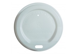 CPLA Coffee Cup Sip Lid White