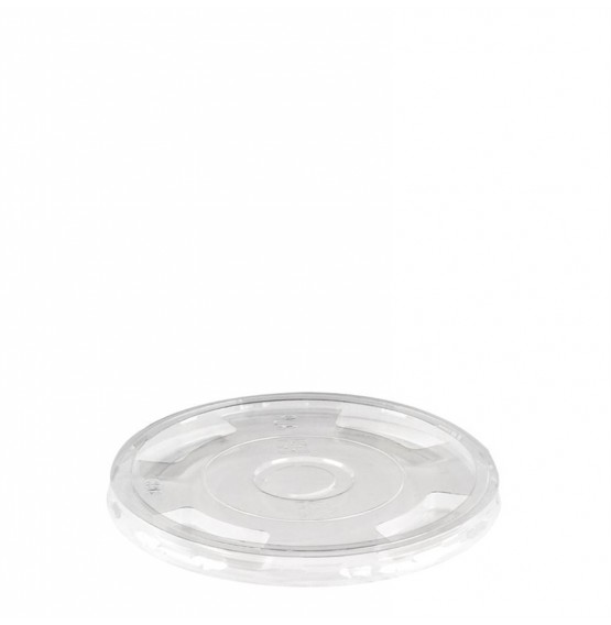 PLA Flat Lid with Straw Slot