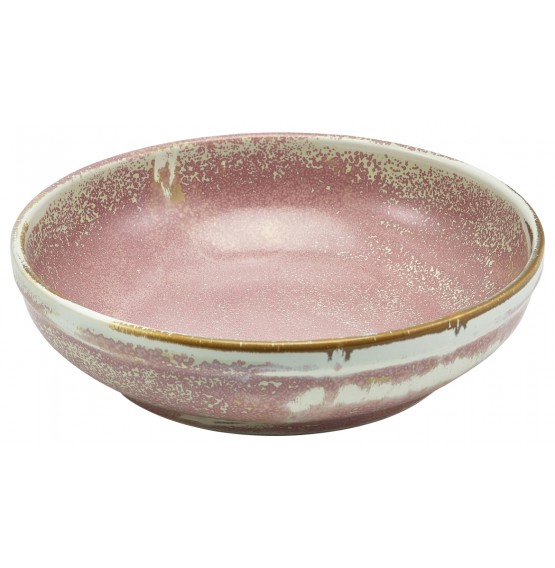 Terra Porcelain Rose Coupe Bowl