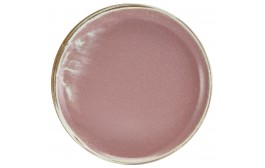 Terra Porcelain Rose Coupe Plate