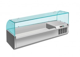 4 x 1/3GN Glass Topping Unit