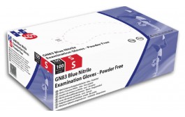 Blue Unpowdered Nitrile Gloves