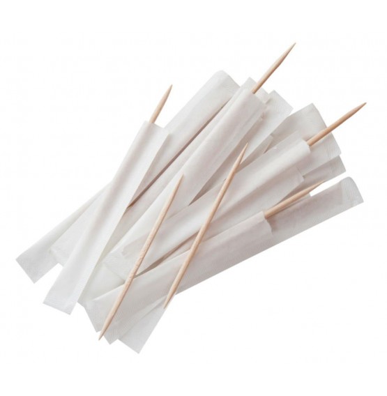 Wooden Toothpicks Paper Wrapped