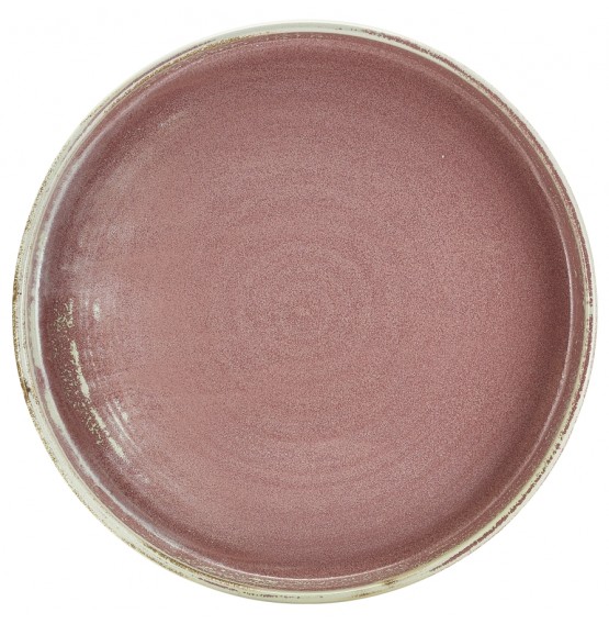 Terra Porcelain Rose Presentation Plate