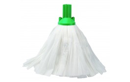 Big White Exel Socket Mop Green