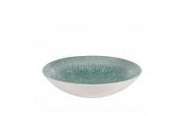 Raku Jade Green Coupe Bowl