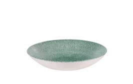 Raku Jade Green Coupe Bowl