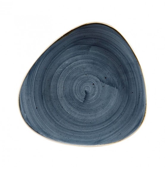 Stonecast Blueberry Triangle Plate
