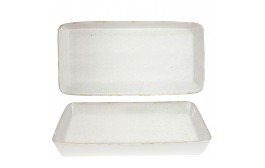 Stonecast Hints Barley White Rectangular Baking Dish