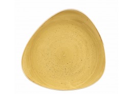 Stonecast Mustard Seed Yellow Lotus Plate