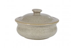 Stonecast Peppercorn Grey Lidded Stew Pot