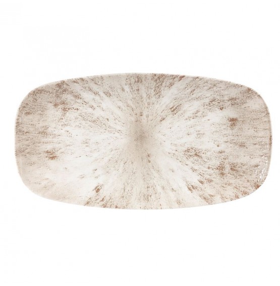 Stone Agate Grey Chefs' Oblong Plate No.4