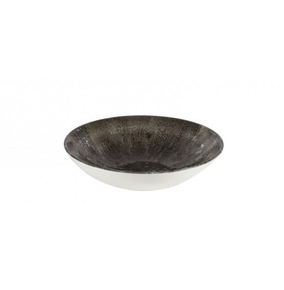 Stone Quartz Black Coupe Bowl