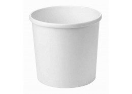 White Soup Container