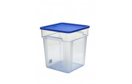 Lid Square Container Blue