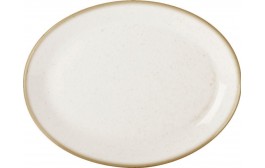 Seasons Oatmeal Oval Plate