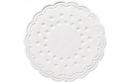 Duni Wax Backed Coasters White