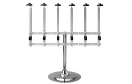 Single Pillar 6 Bottle Stand with Heavy Base