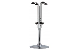 Rotary 4 Bottle Stand with Heavy Base