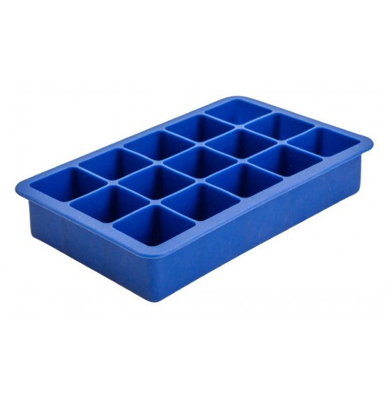 Ice Mould 15 Section Silicone Blue