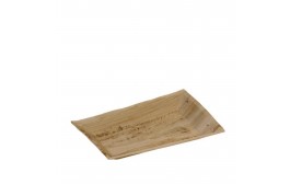 Palm Leaf Rectangular Plate