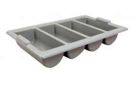 Cutlery Tray / Box Plastic Grey