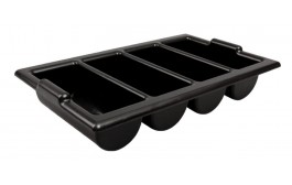 Cutlery Tray / Box Plastic Black