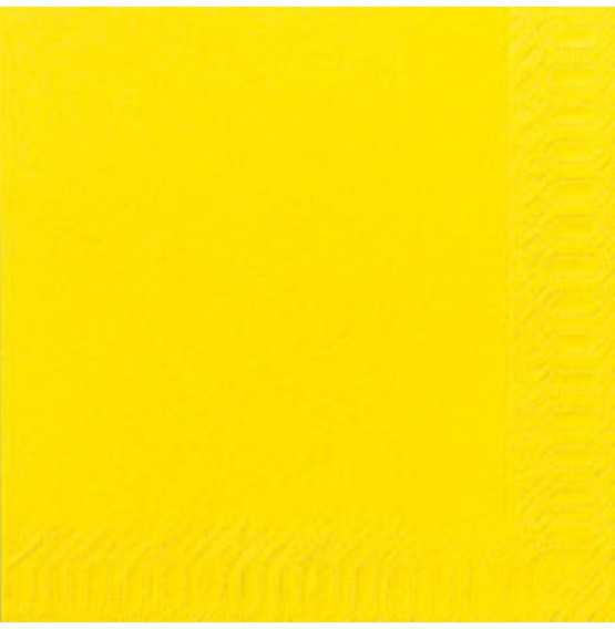 Duni Tissue Napkins 3ply Yellow